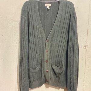 St. John's Bay Olive Cardigan Sweater